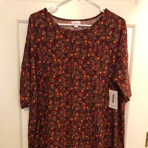 Nwt large Lularoe irma tunic shirt